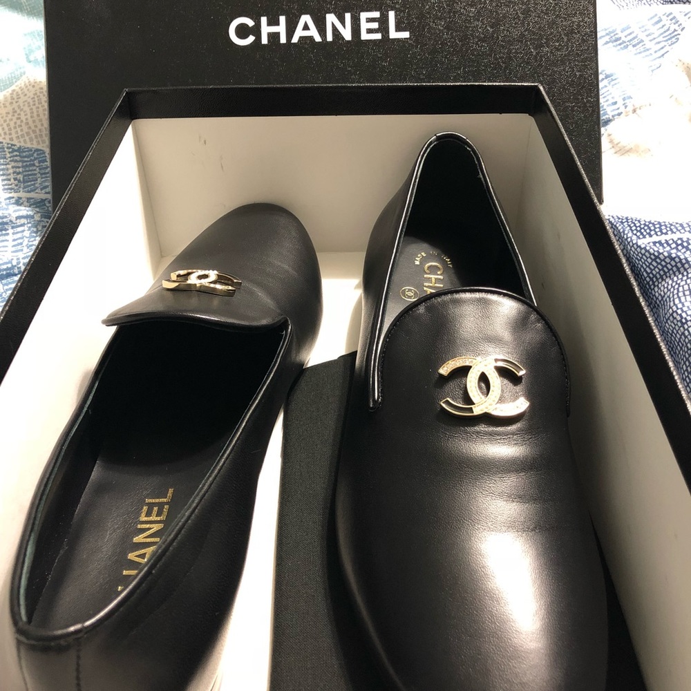 Chanel Mocassins-Loafers Size 41.5
